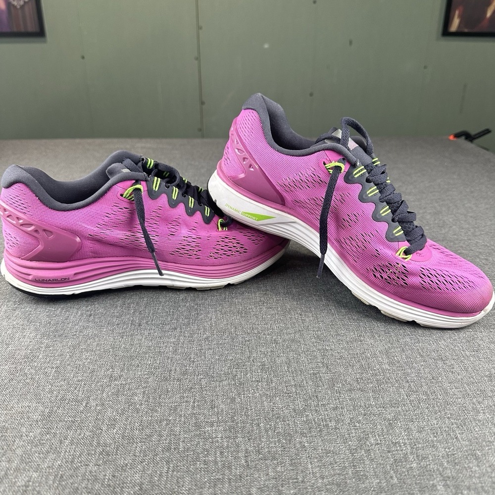 NIKE LUNARGLIDE +5‎ pink Running Training Shoes 599395-610 Women's 8